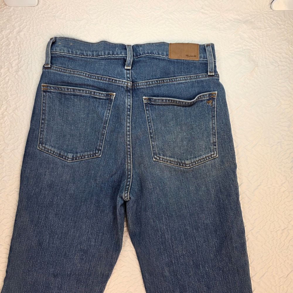 Madewell The Perfect Vintage Jean Medium Wash High Rise Tapered Denim Size 27 - Picture 8 of 9
